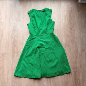 The Limited green a line dress